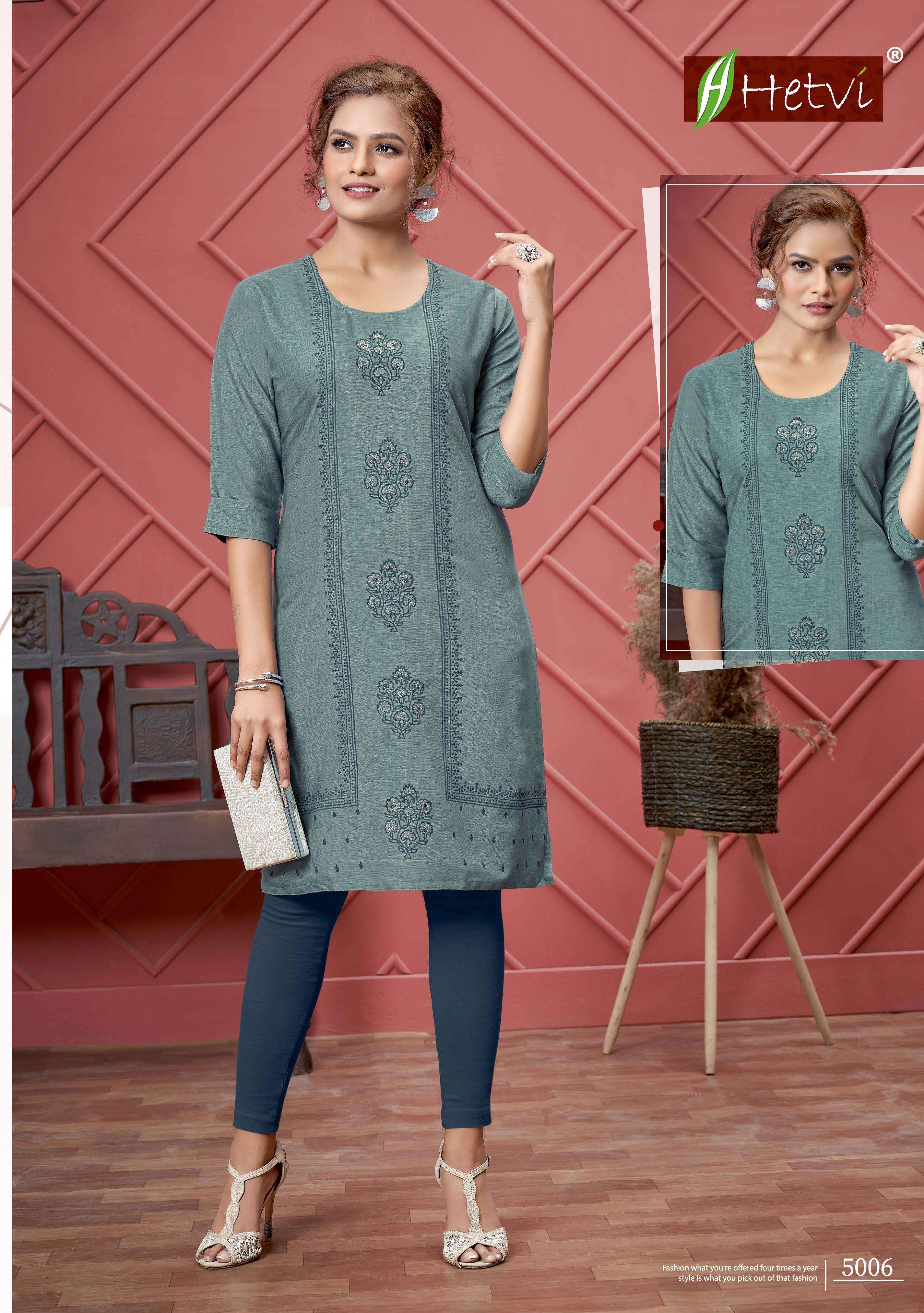 Leena By Hetvi Heavy Rayon Liquiedbombay With Print Work Kurti Catalog Wholesaler Best Rate