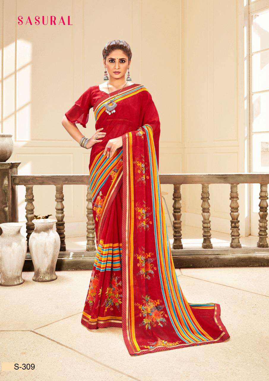 Mintorsi Barsat Sasural Vol 3 Georgette Designer Saree