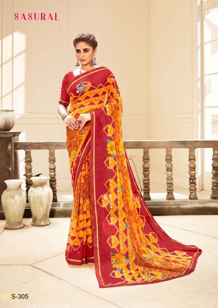 Mintorsi Barsat Sasural Vol 3 Georgette Designer Saree