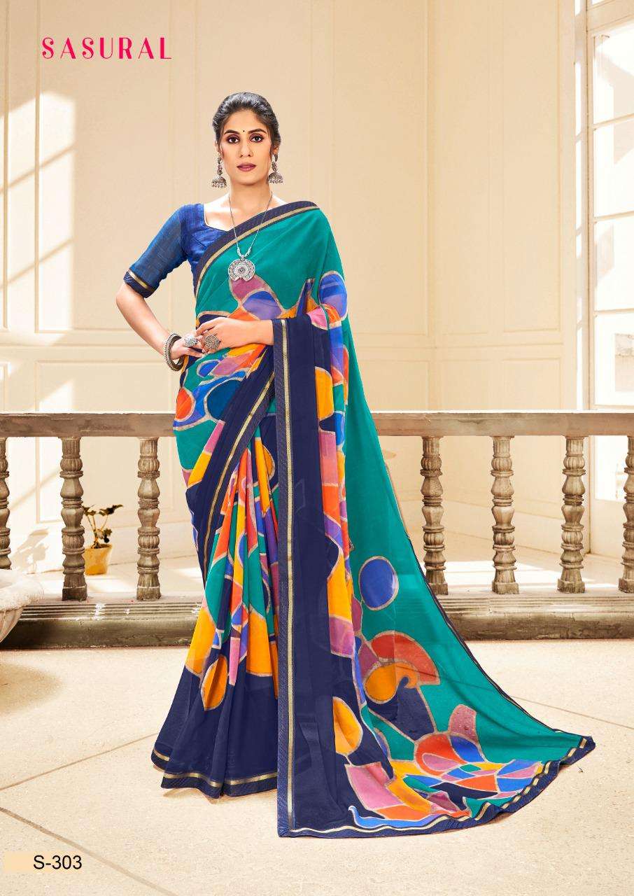 Mintorsi Barsat Sasural Vol 3 Georgette Designer Saree