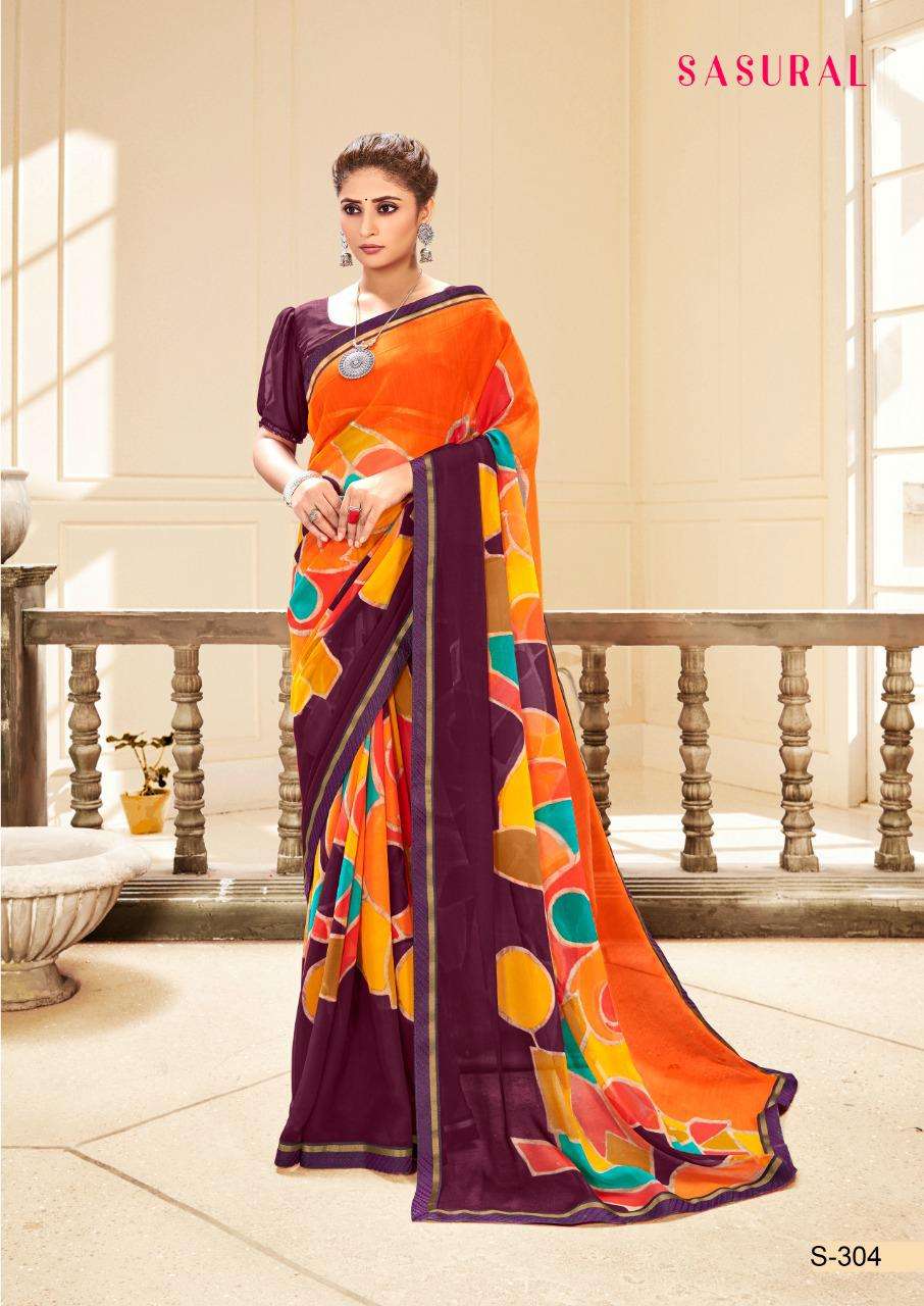 Mintorsi Barsat Sasural Vol 3 Georgette Designer Saree