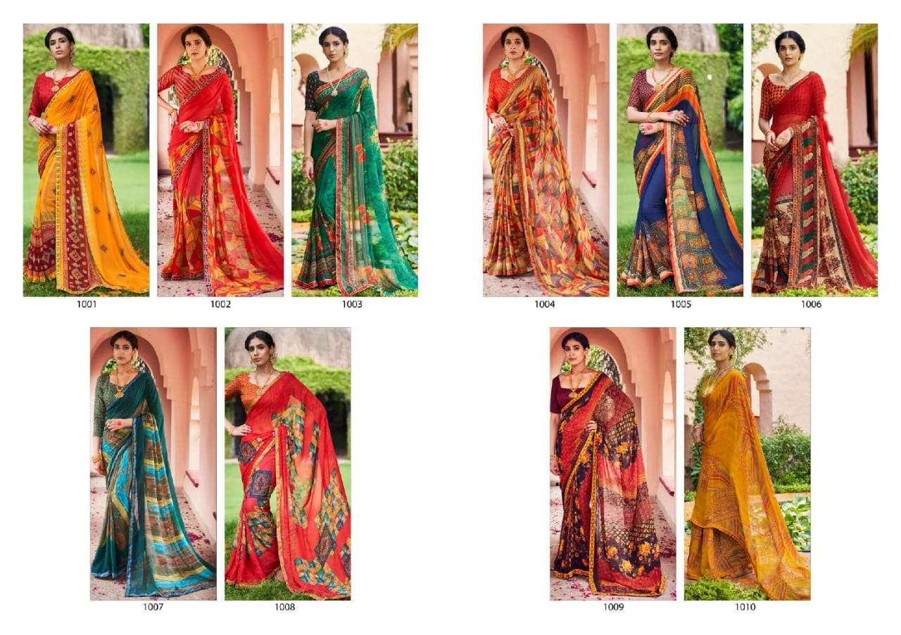Mishita By Saroj Soft Printed Georgette Saris Exports