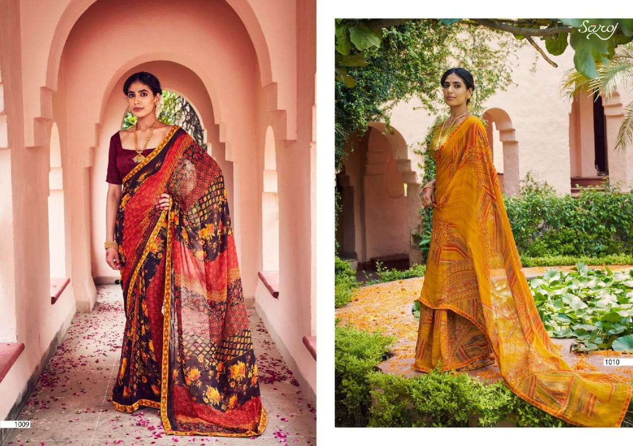 Mishita By Saroj Soft Printed Georgette Saris Exports