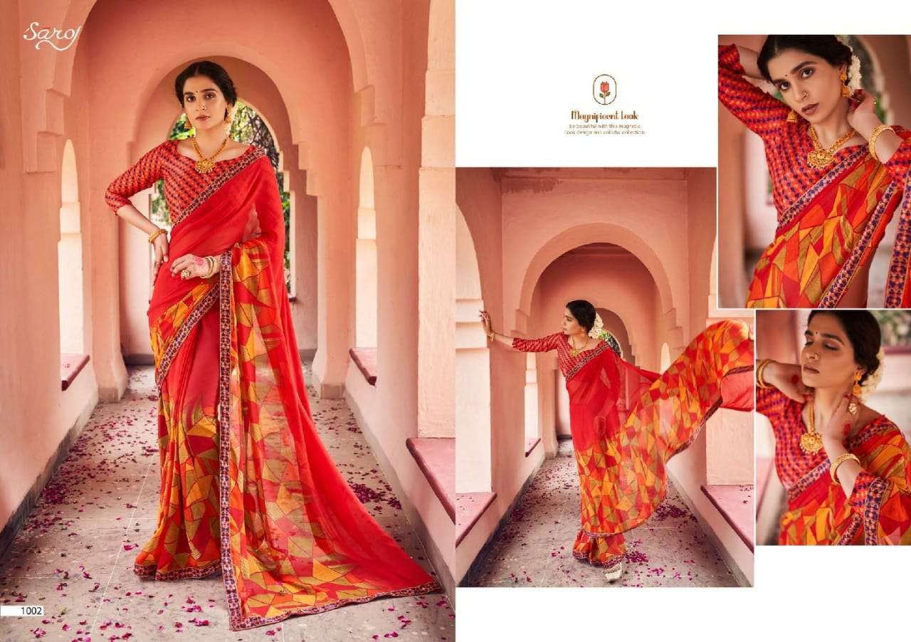 Mishita By Saroj Soft Printed Georgette Saris Exports
