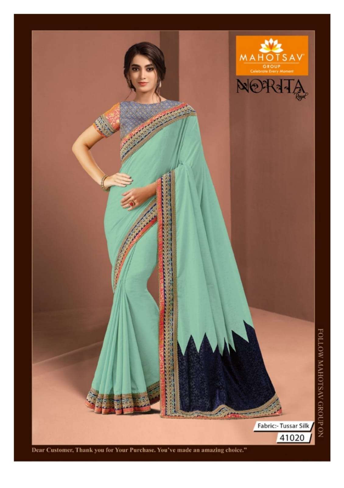 Raissa By Mahotsav  Norita Elegant Fancy Work Saris Exports
