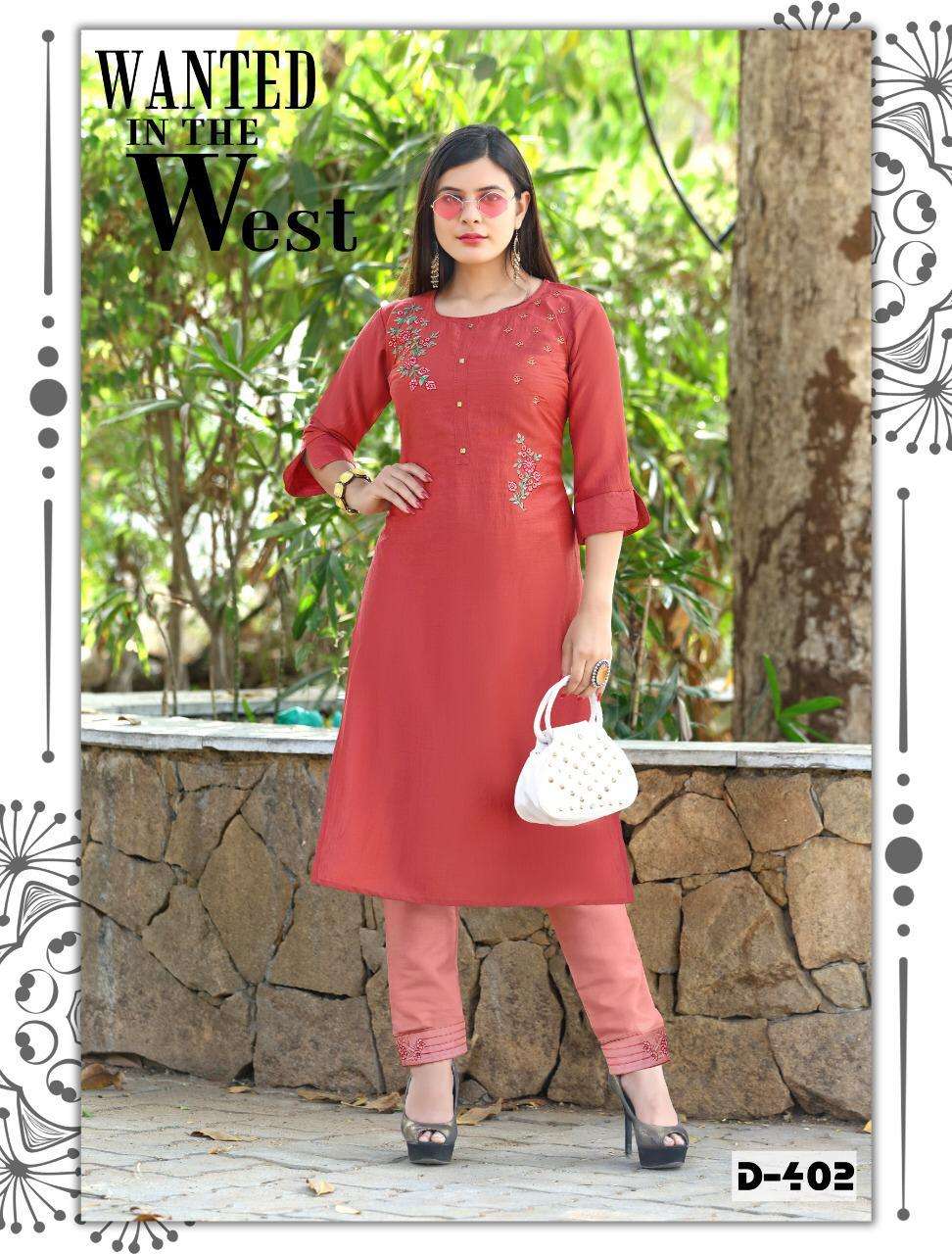 Rang Tarang Tanisha Heacy Coral Silk Top Woth Bottom Pant Kurti Catalog Wholesaler Best Rate