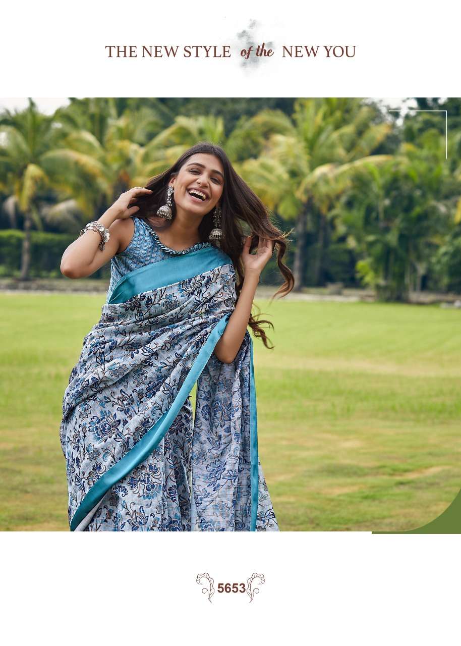 Sakhiya Linen By Shangrila Saree Surat Catalog Exports