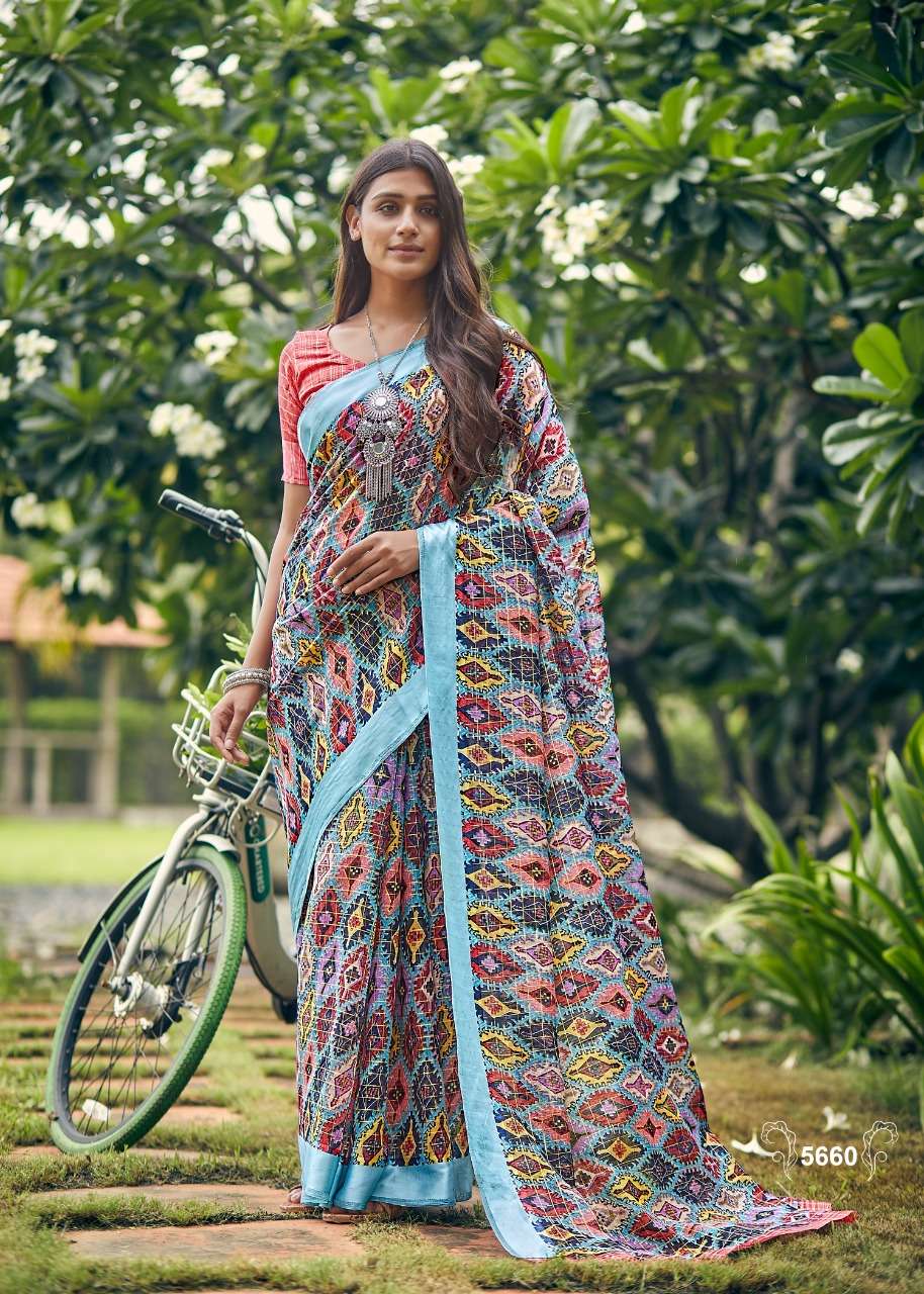 Sakhiya Linen By Shangrila Saree Surat Catalog Exports