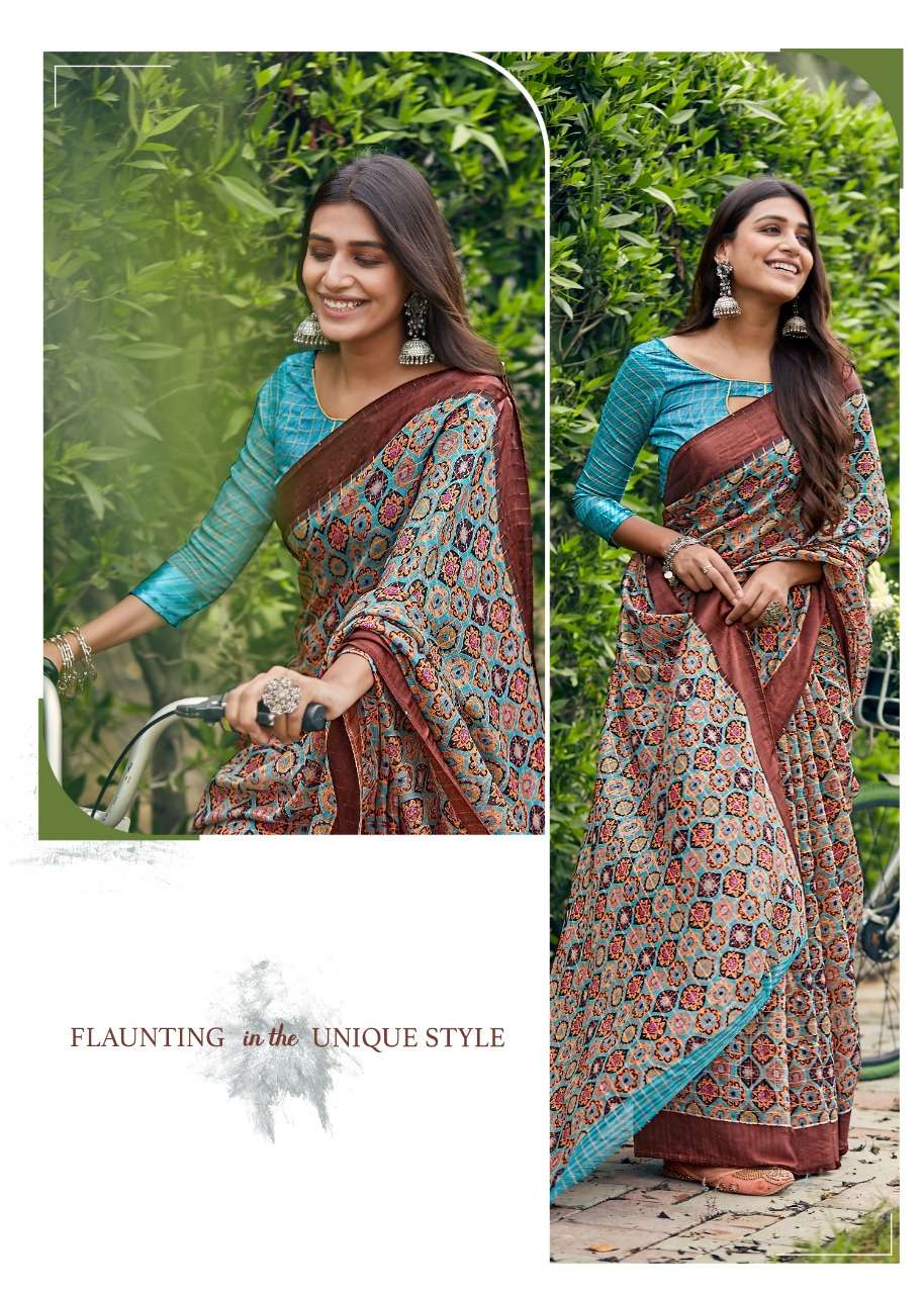 Sakhiya Linen By Shangrila Saree Surat Catalog Exports