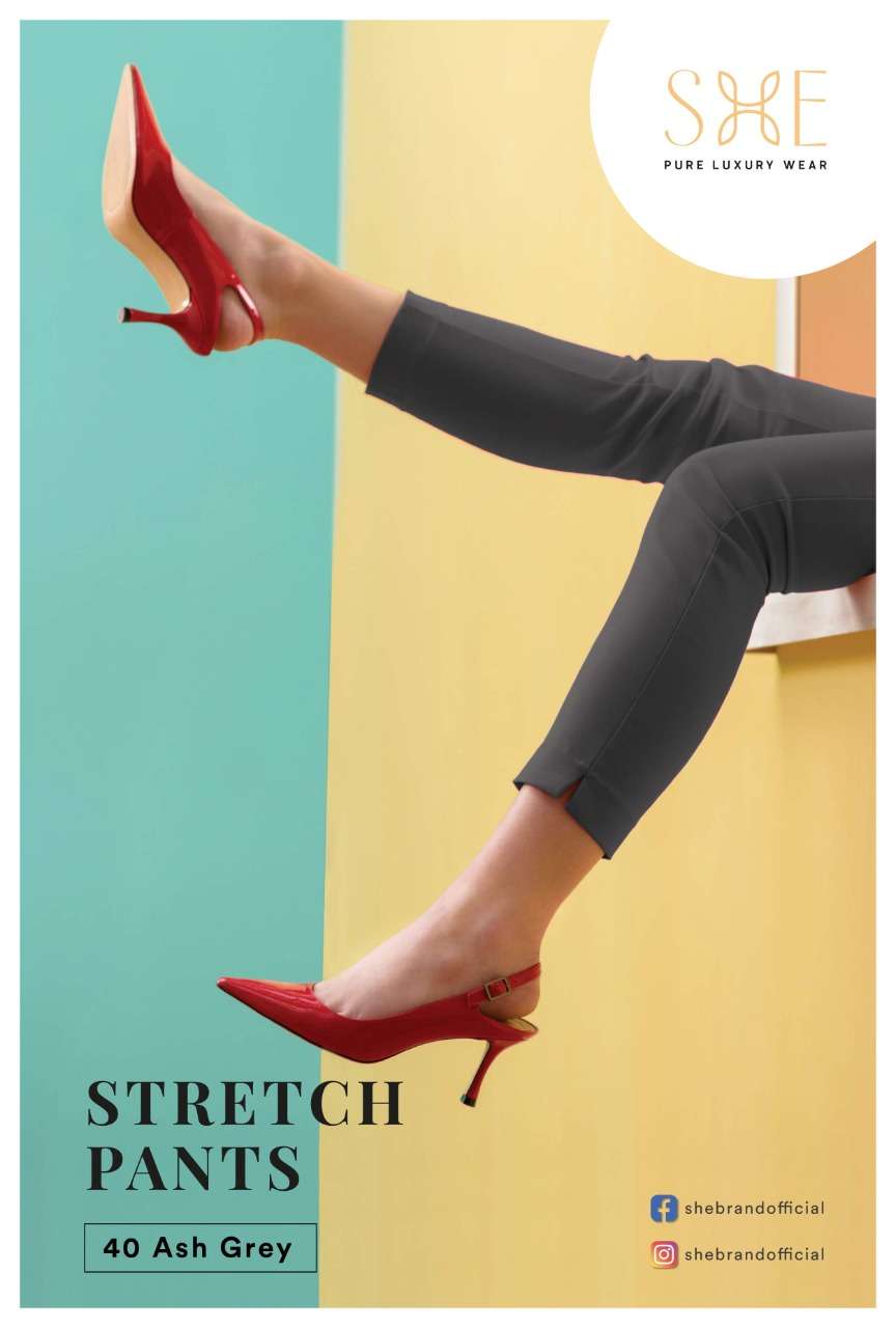 Stretch Pants By She Brand Bottom Wear Good Quality For Exports