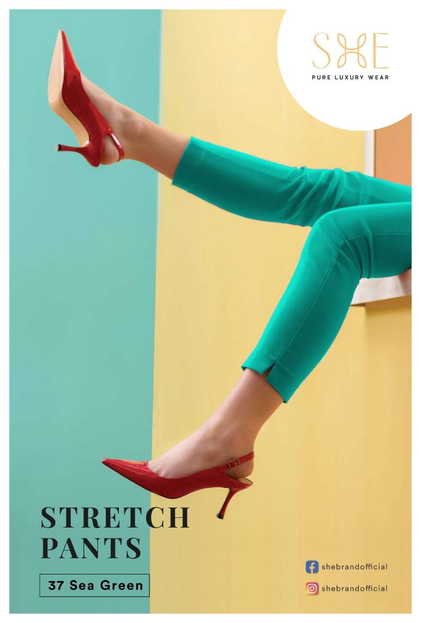 Stretch Pants By She Brand Bottom Wear Good Quality For Exports