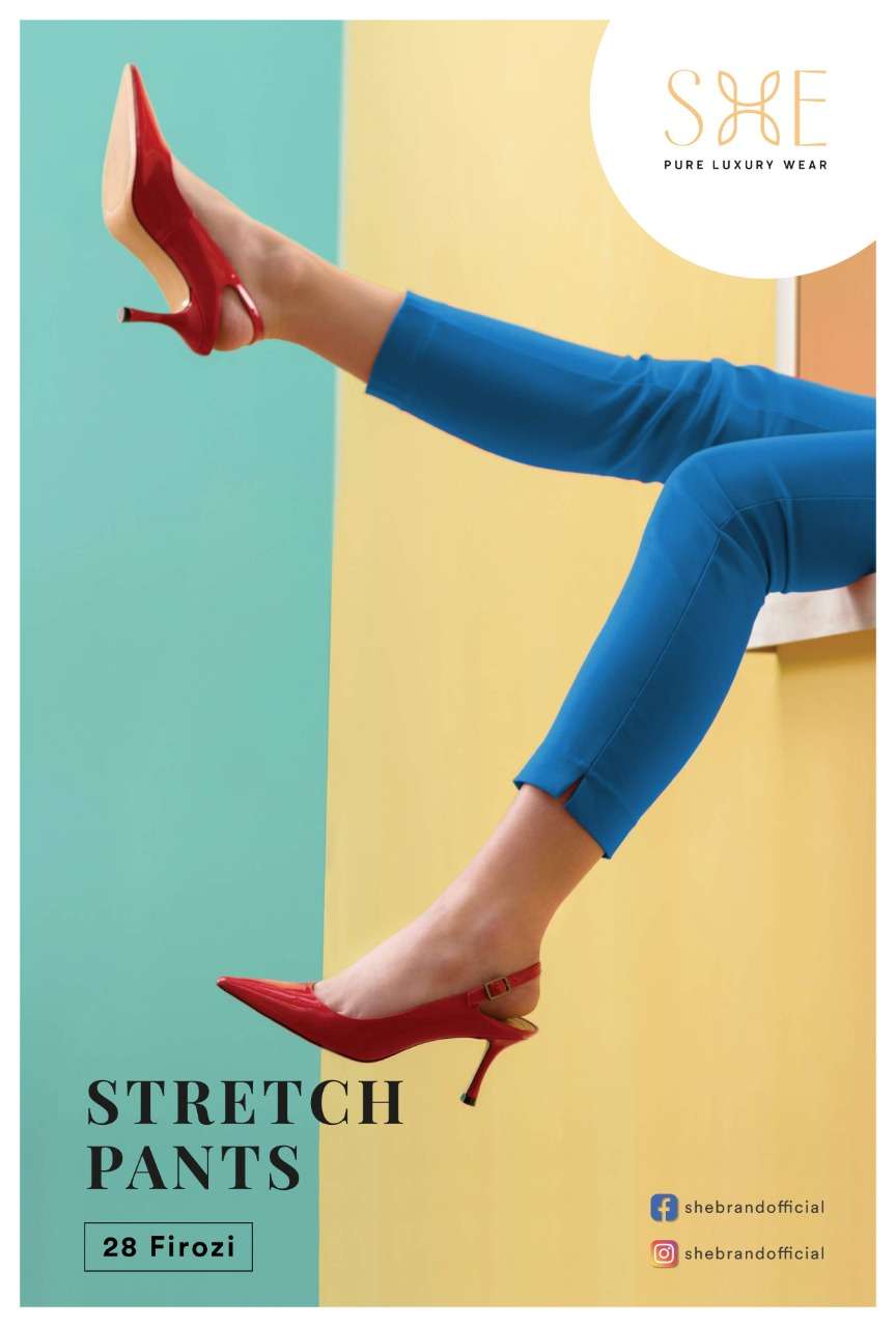 Stretch Pants By She Brand Bottom Wear Good Quality For Exports