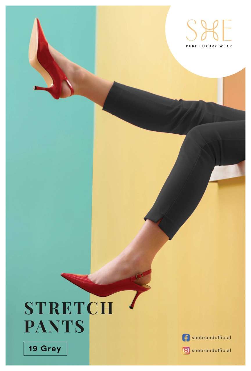 Stretch Pants By She Brand Bottom Wear Good Quality For Exports