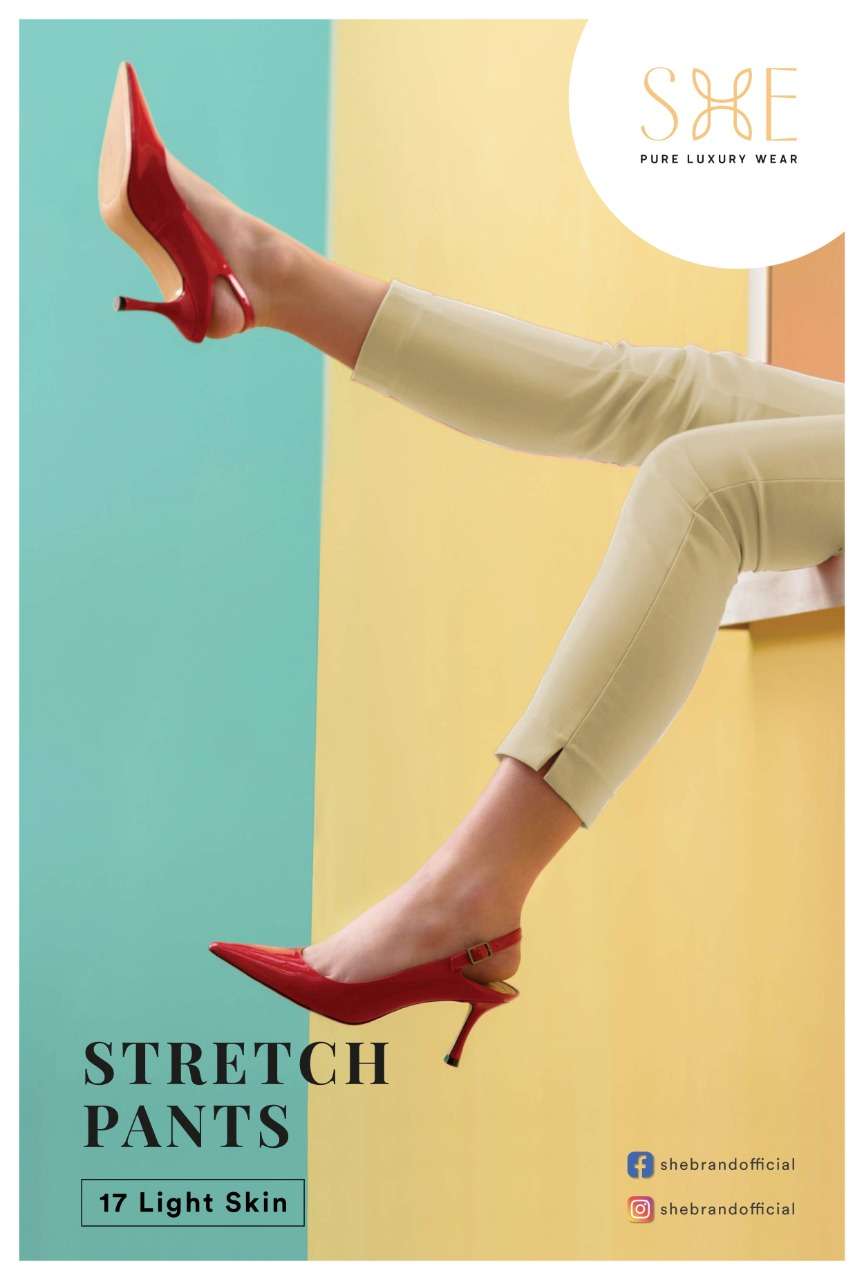 Stretch Pants By She Brand Bottom Wear Good Quality For Exports