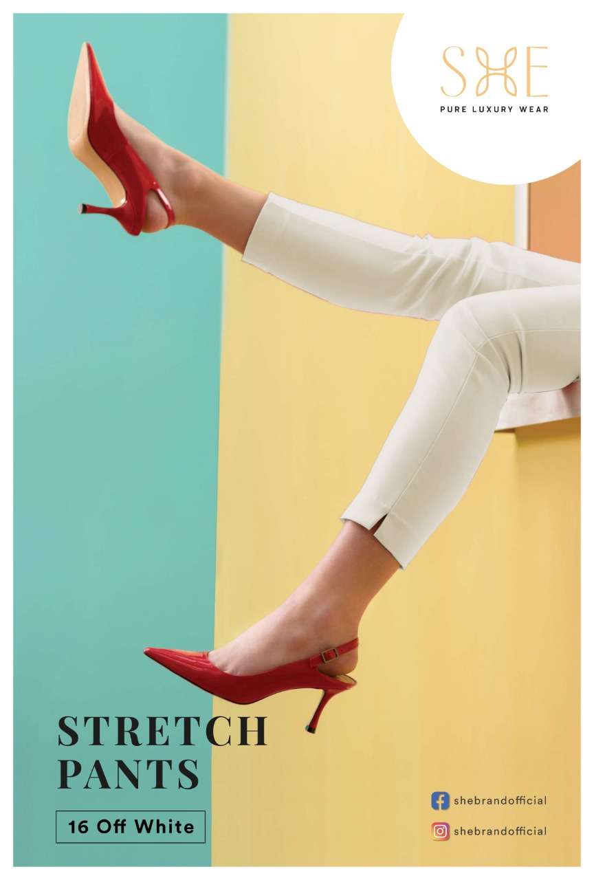 Stretch Pants By She Brand Bottom Wear Good Quality For Exports