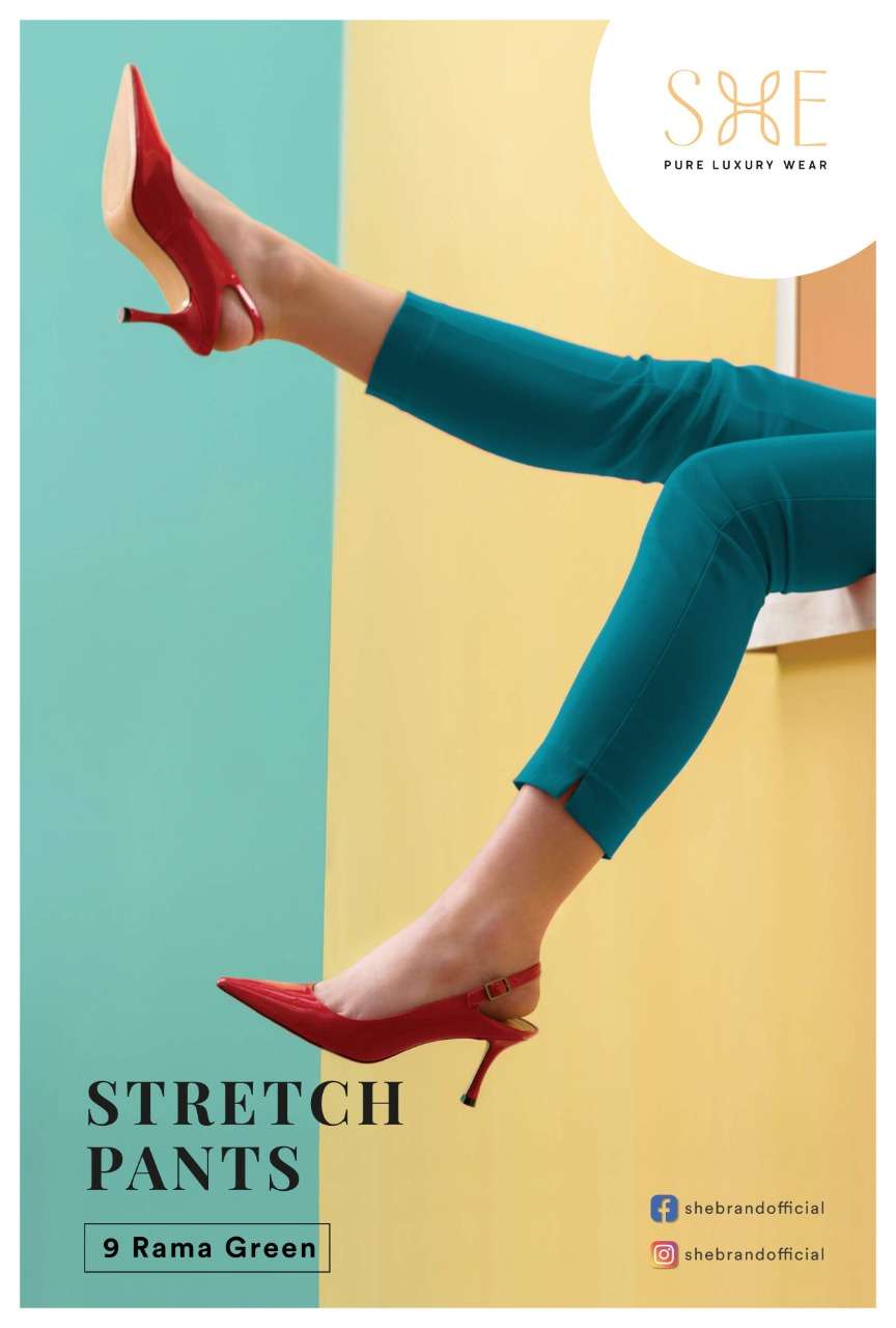 Stretch Pants By She Brand Bottom Wear Good Quality For Exports