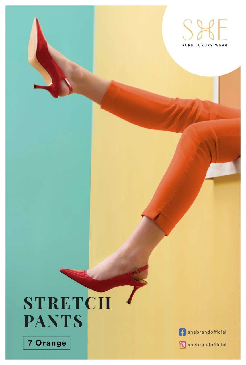 Stretch Pants By She Brand Bottom Wear Good Quality For Exports