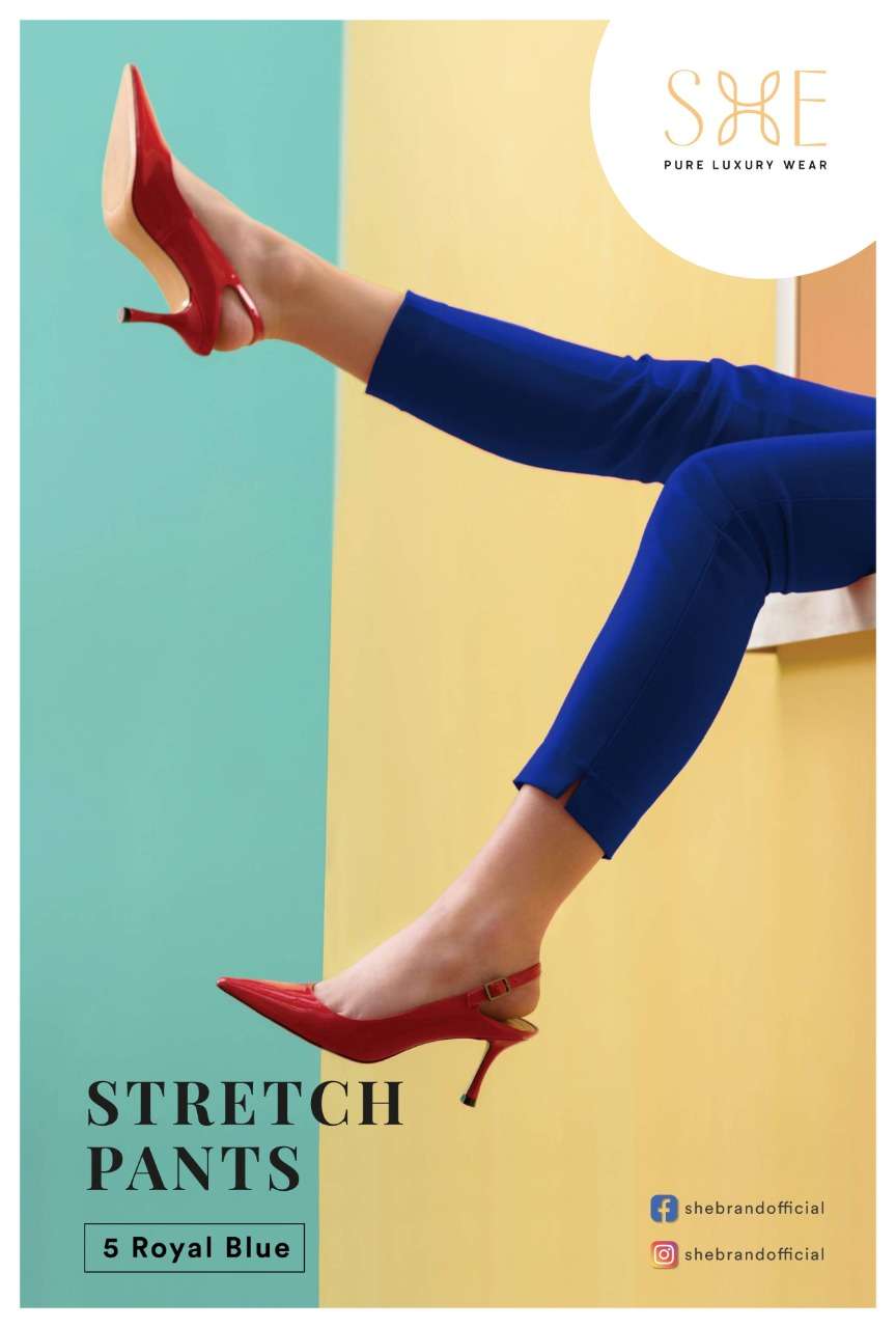 Stretch Pants By She Brand Bottom Wear Good Quality For Exports