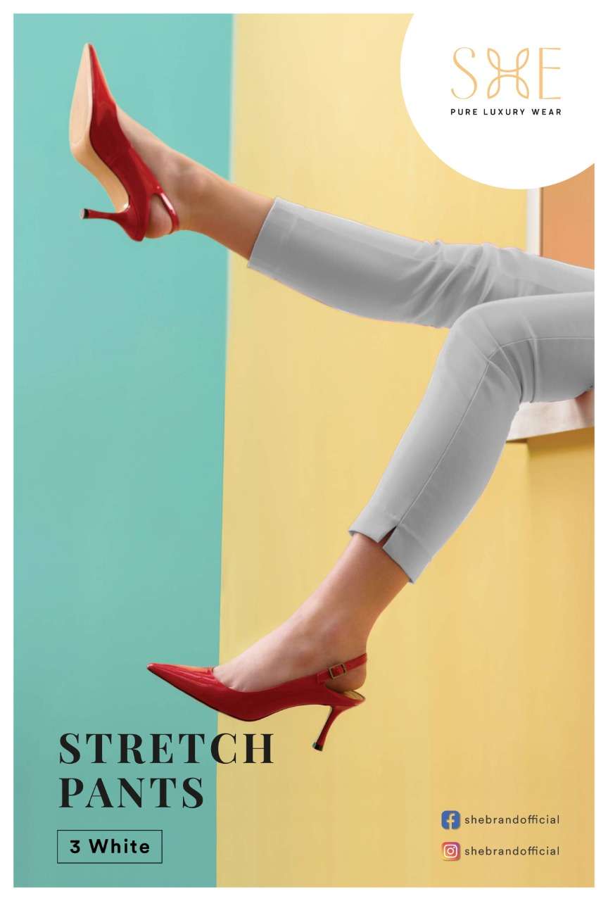 Stretch Pants By She Brand Bottom Wear Good Quality For Exports