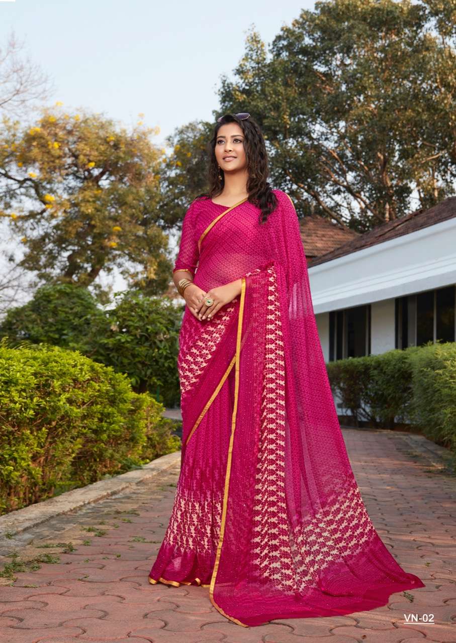 Vanessa By Stavan Fancy Work Saris Exports