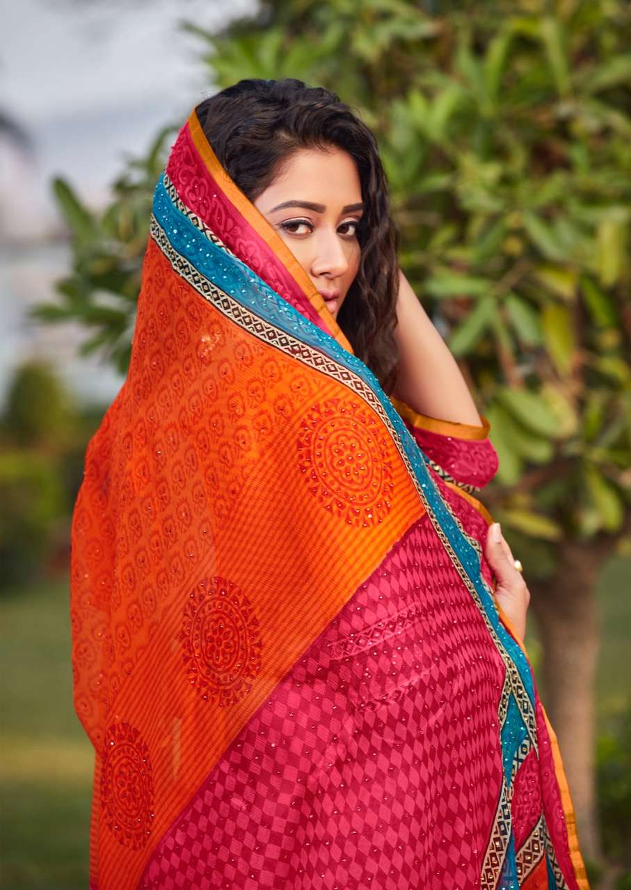 Vanessa By Stavan Fancy Work Saris Exports