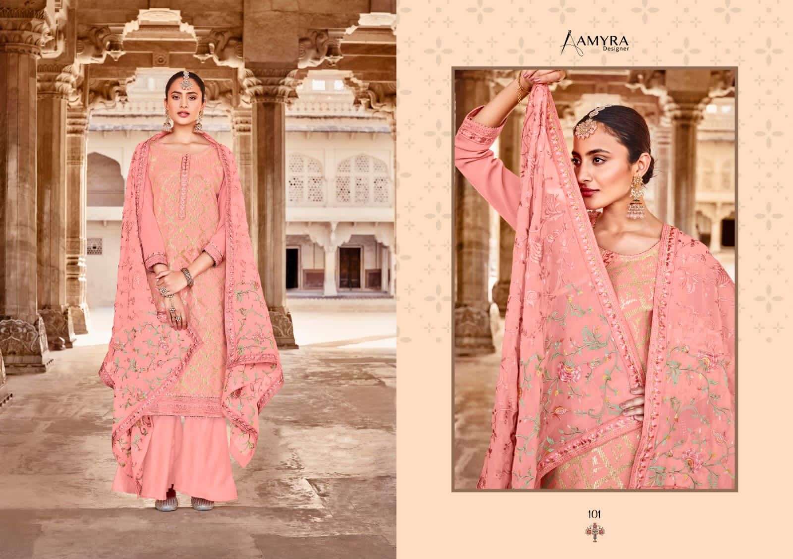 Amyra Kohinoor Georgette Party Wear Designer Suit