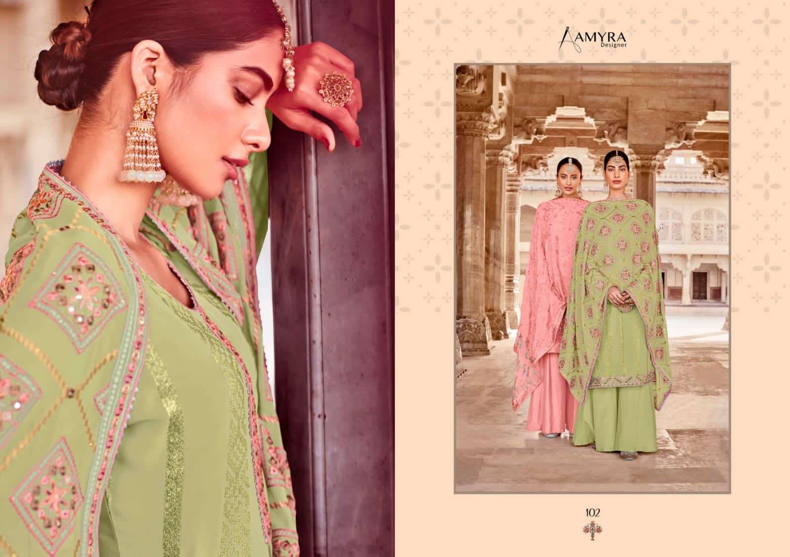 Amyra Kohinoor Georgette Party Wear Designer Suit