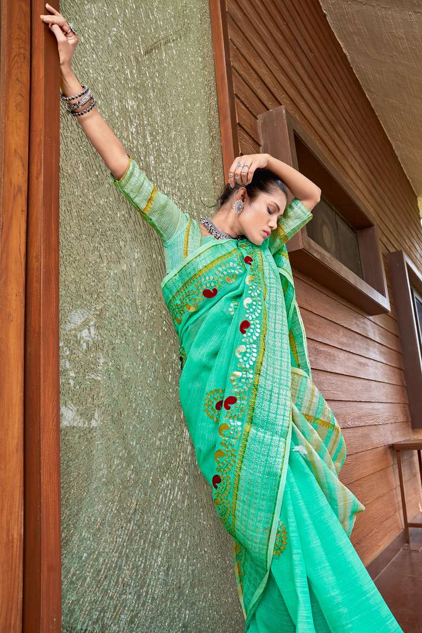 Andaz Silk By Rajyog Launching Beautiful Catalogue Of Gotta Patii Design