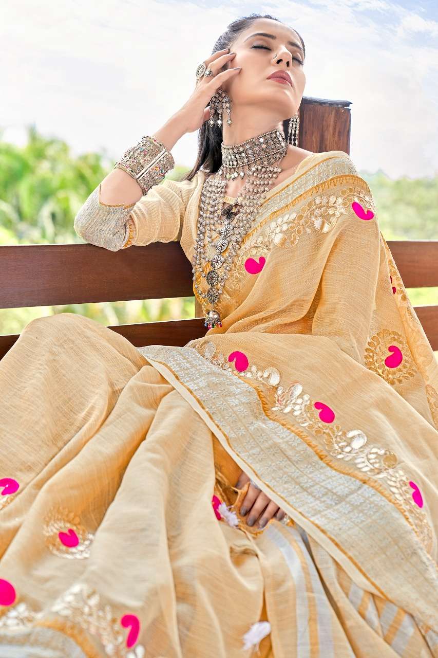 Andaz Silk By Rajyog Launching Beautiful Catalogue Of Gotta Patii Design