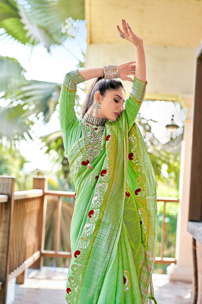 Andaz Silk By Rajyog Launching Beautiful Catalogue Of Gotta Patii Design