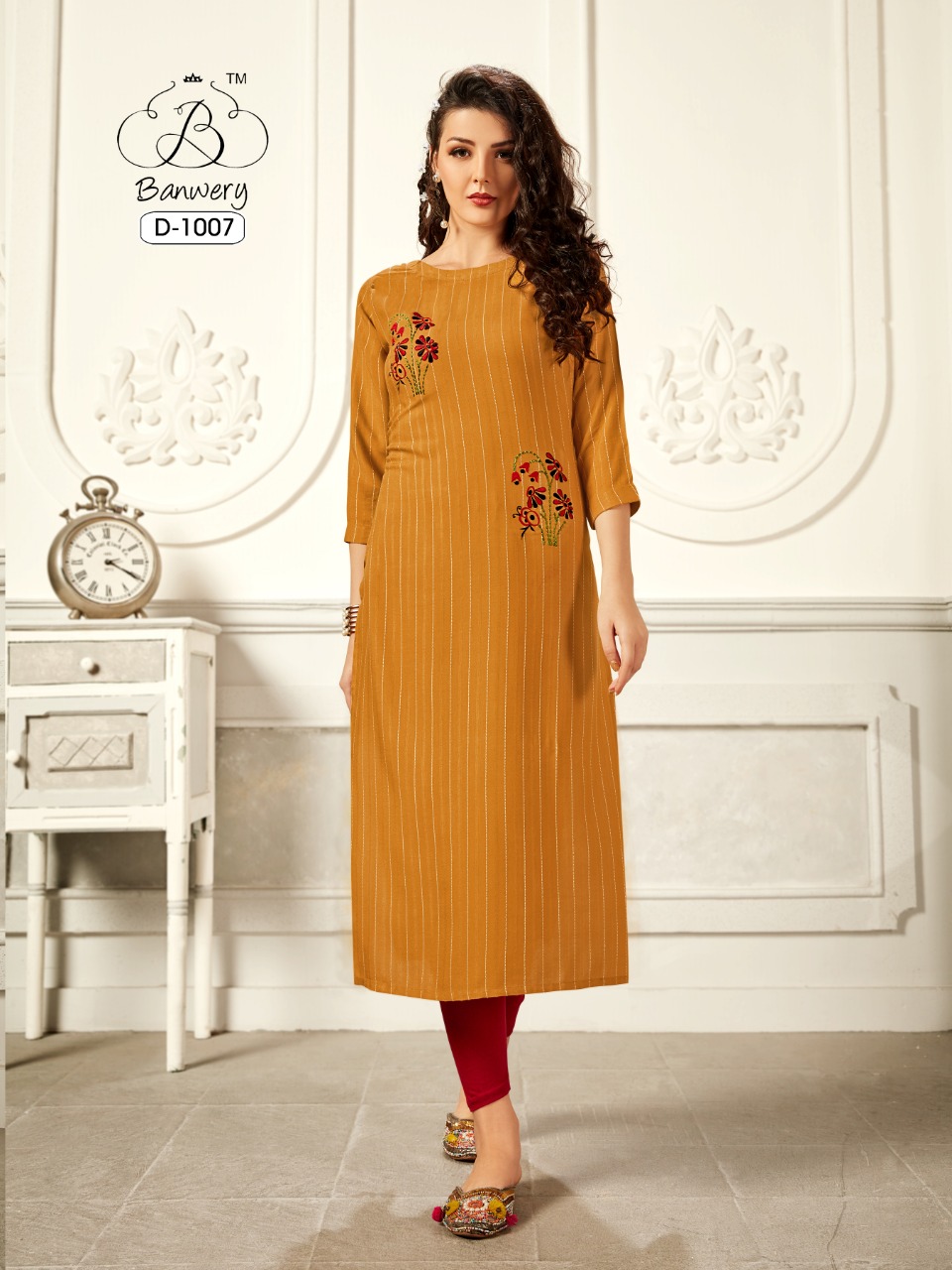 Pure Cotton Kurti with embroidery work - K010 at Best Prices - Shopclues  Online Shopping Store