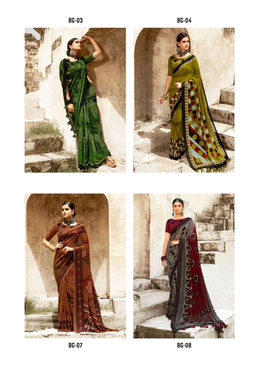 Black Georgette By Sr Brand Fancy Saris Dealer