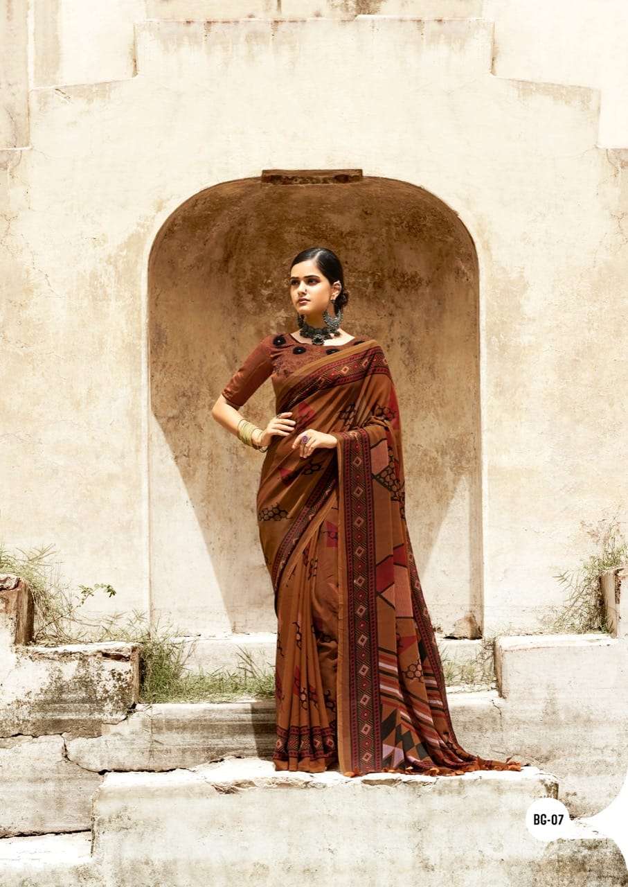 Black Georgette By Sr Brand Fancy Saris Dealer