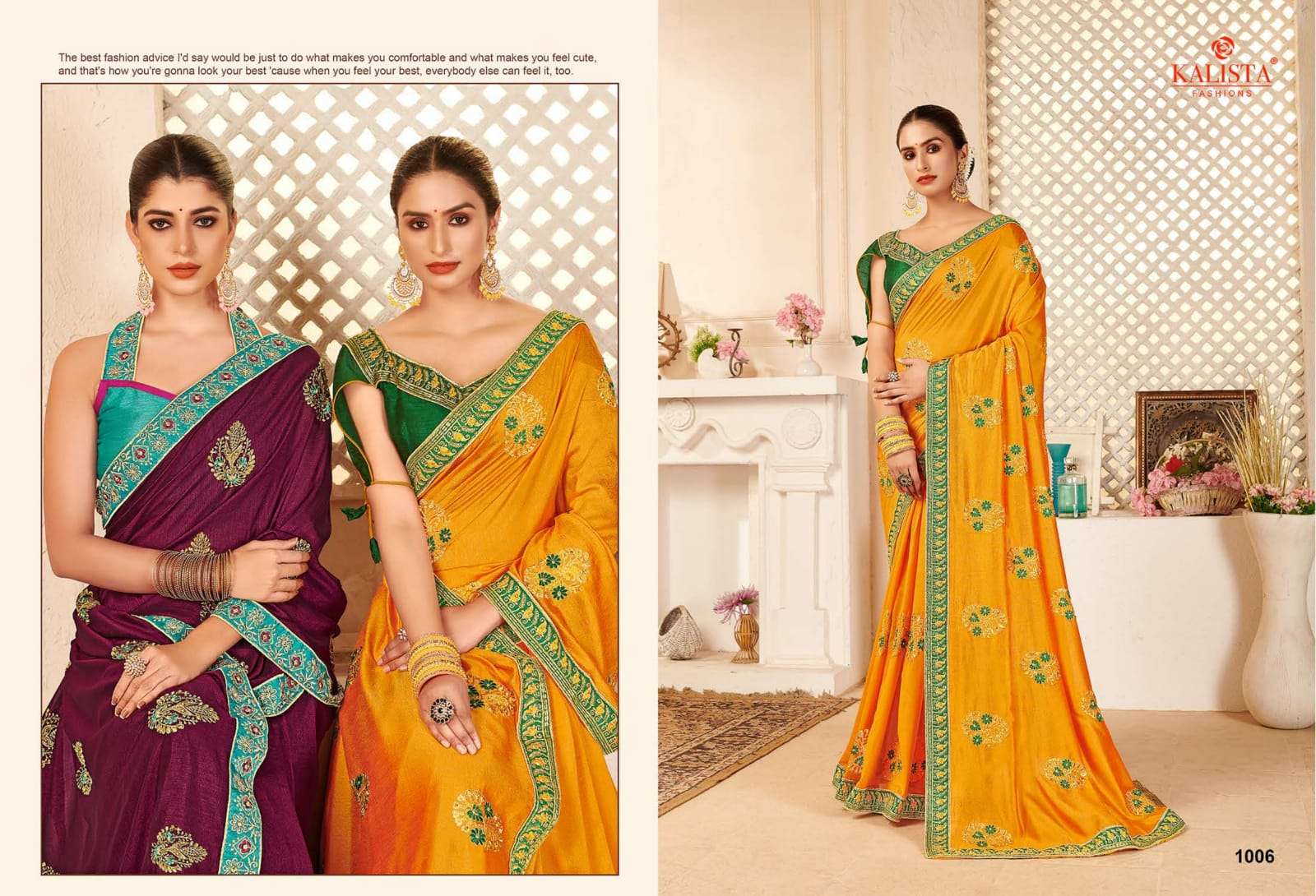 Kalista Sunaina Vol 3 Vichitra Silk Designer Saree