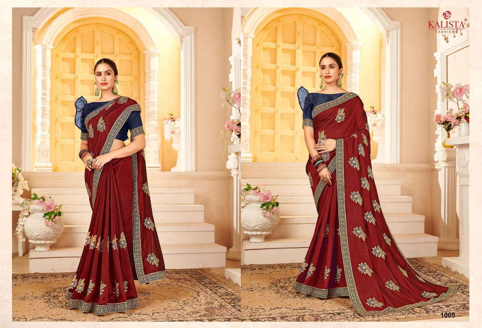 Kalista Sunaina Vol 3 Vichitra Silk Designer Saree