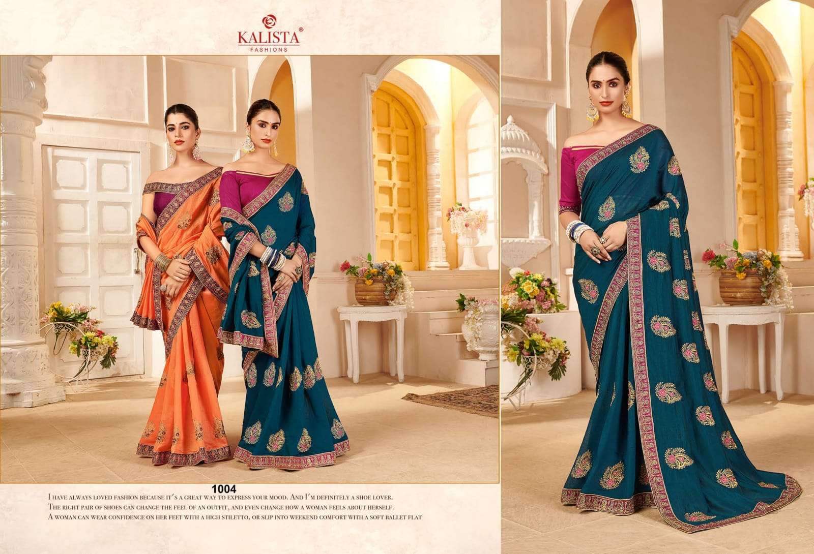 Kalista Sunaina Vol 3 Vichitra Silk Designer Saree