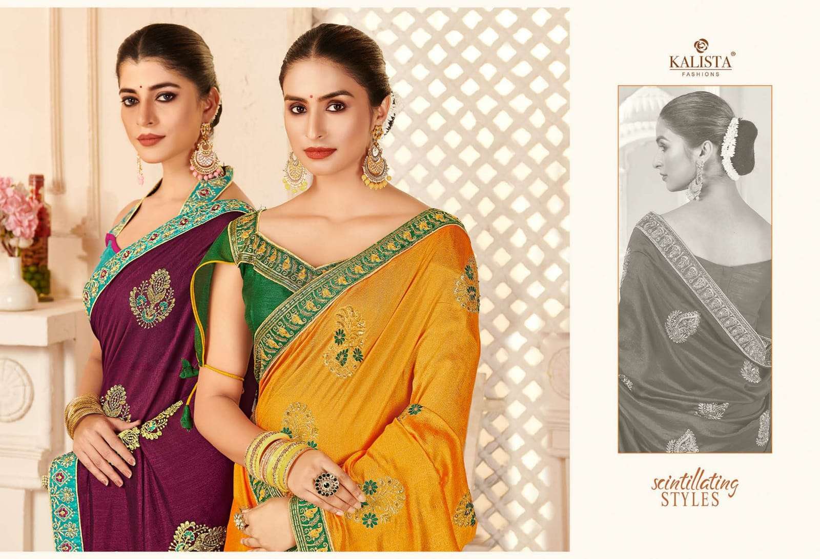Kalista Sunaina Vol 3 Vichitra Silk Designer Saree