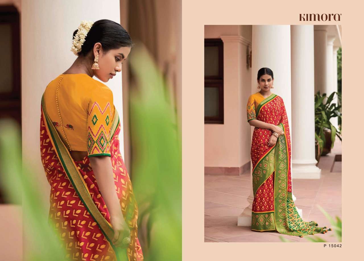 Meera Vol 3 By Kimora Fashion Brasso Sarees Exports