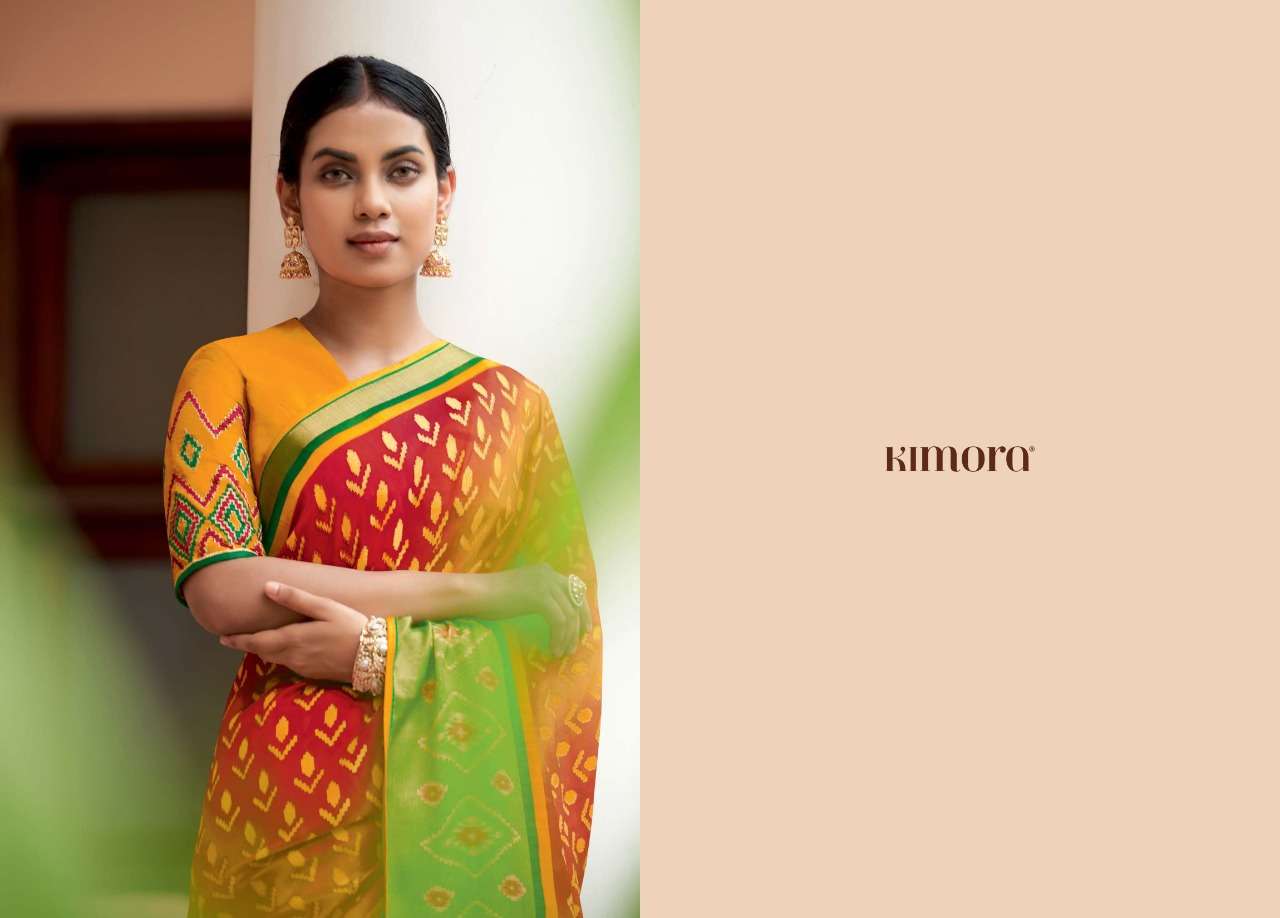 Meera Vol 3 By Kimora Fashion Brasso Sarees Exports