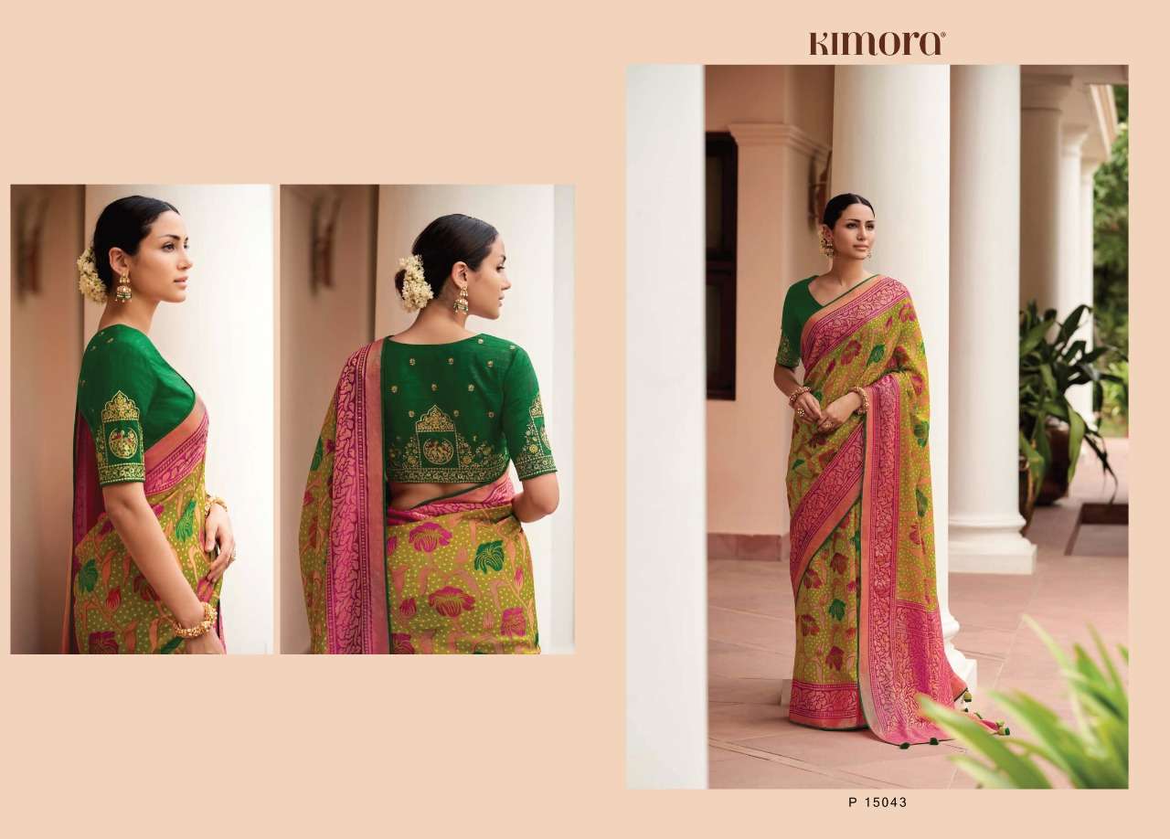 Meera Vol 3 By Kimora Fashion Brasso Sarees Exports
