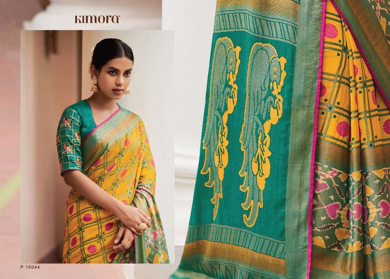 Meera Vol 3 By Kimora Fashion Brasso Sarees Exports