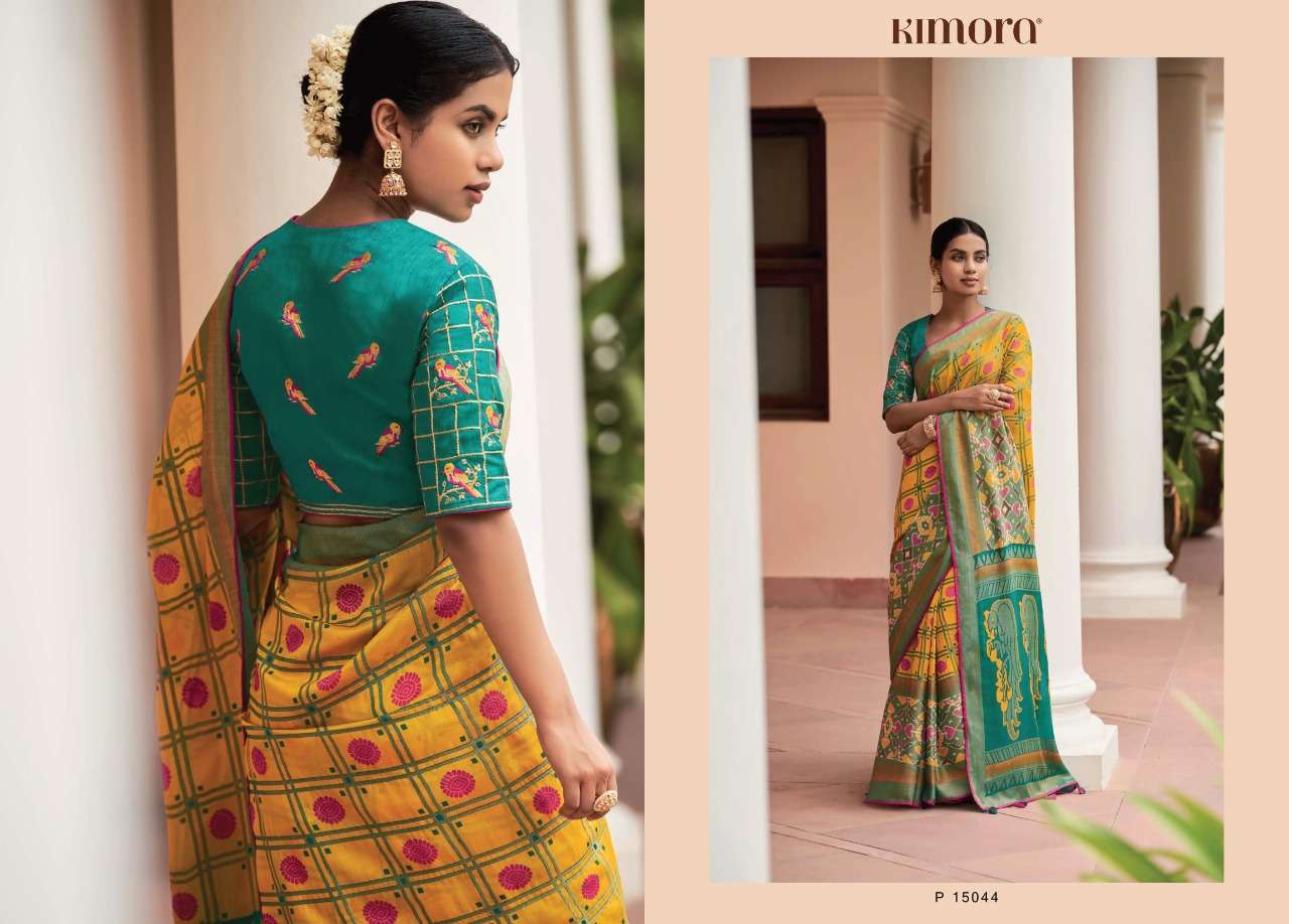 Meera Vol 3 By Kimora Fashion Brasso Sarees Exports