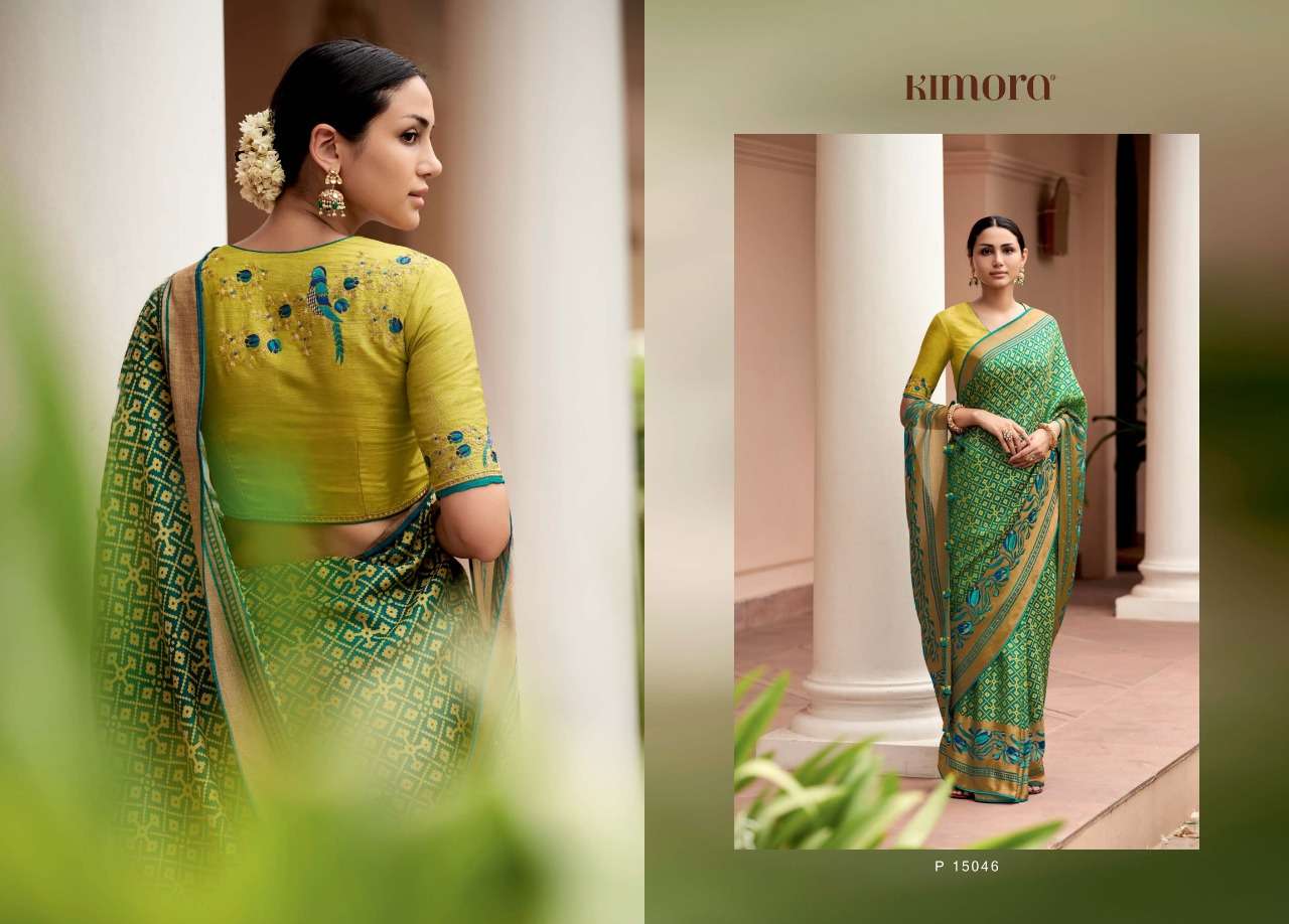 Meera Vol 3 By Kimora Fashion Brasso Sarees Exports