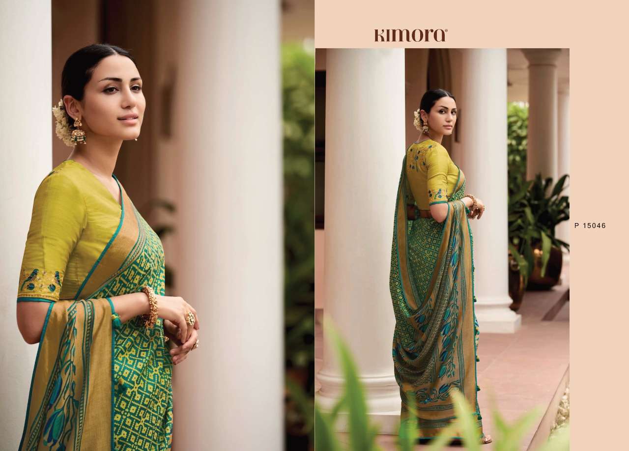 Meera Vol 3 By Kimora Fashion Brasso Sarees Exports