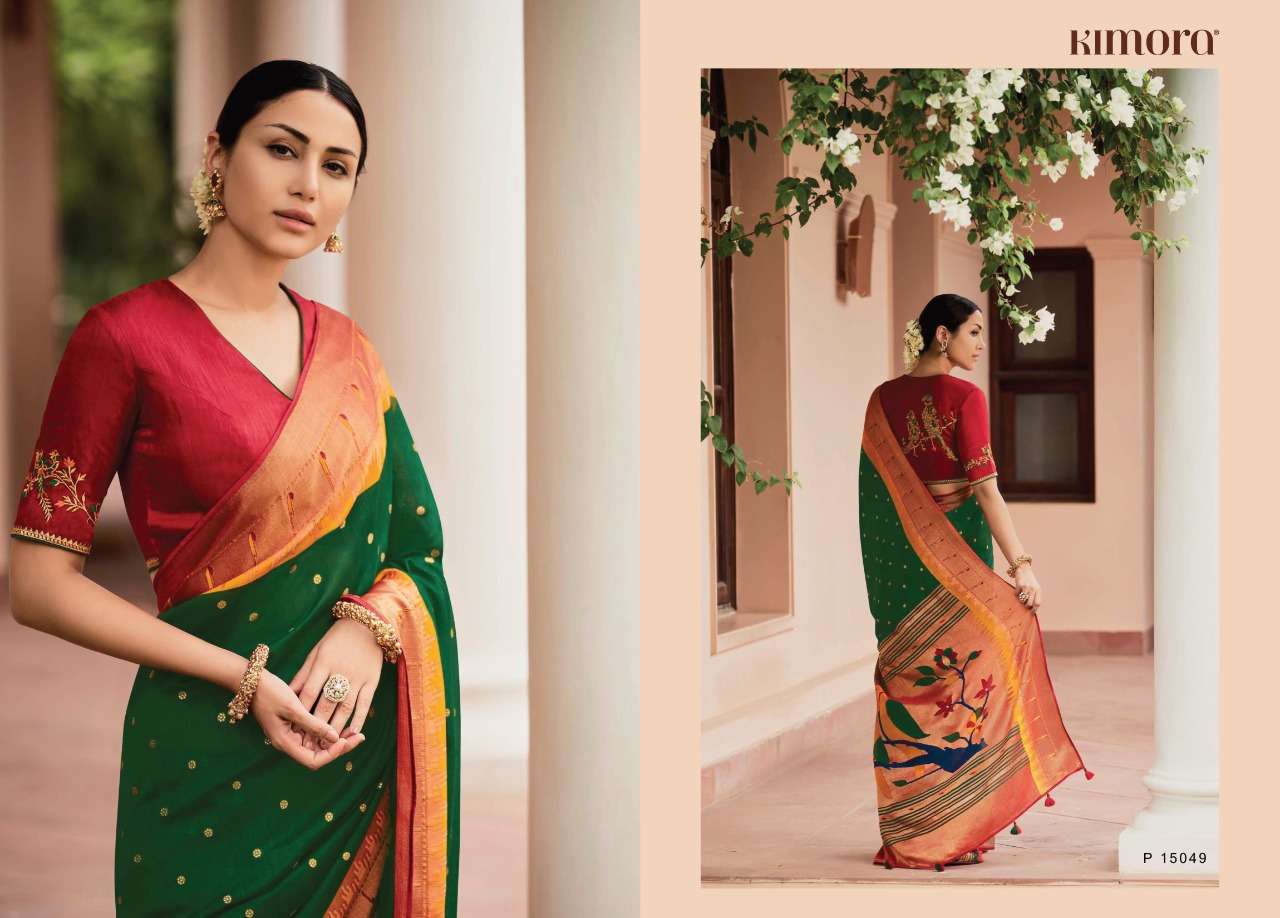 Meera Vol 3 By Kimora Fashion Brasso Sarees Exports
