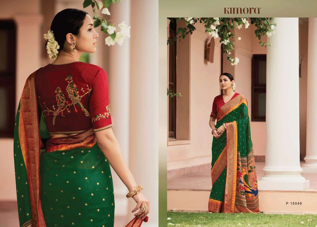 Meera Vol 3 By Kimora Fashion Brasso Sarees Exports