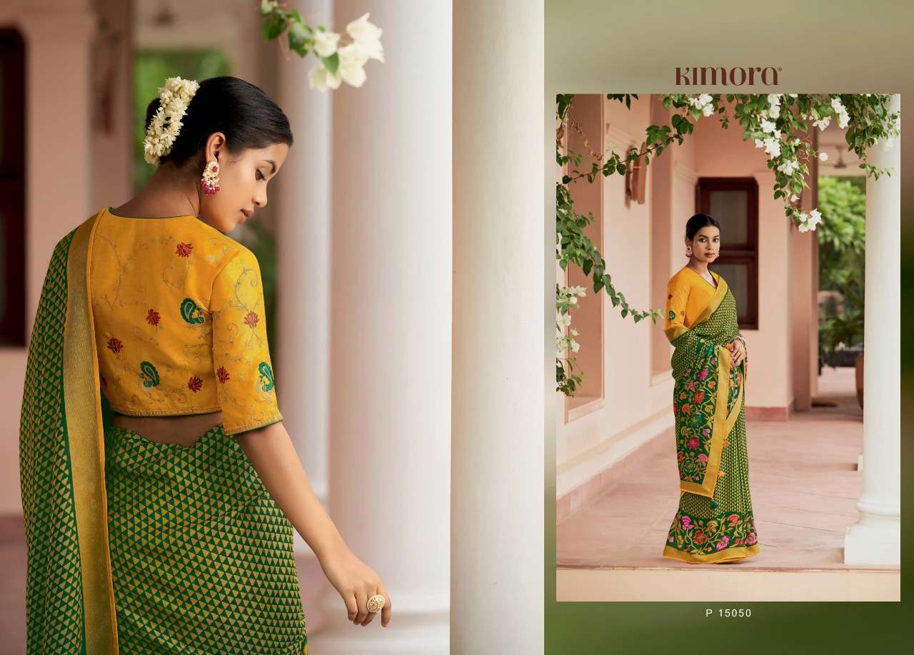 Meera Vol 3 By Kimora Fashion Brasso Sarees Exports