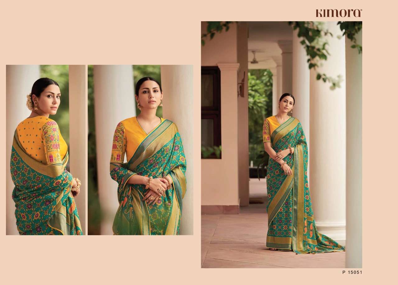 Meera Vol 3 By Kimora Fashion Brasso Sarees Exports