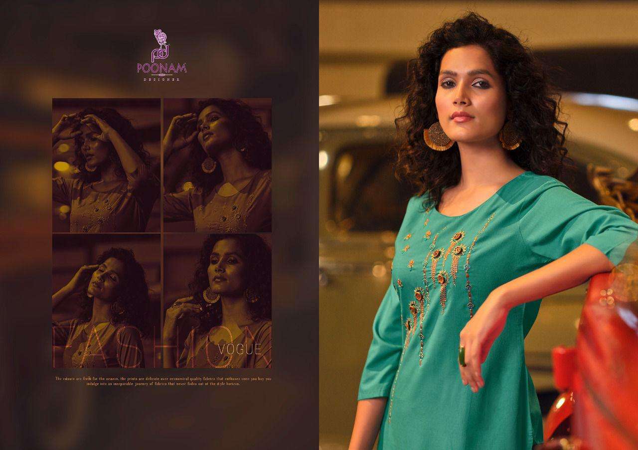 Poonam Lekha Rayon Plus Size Fancy Kurti