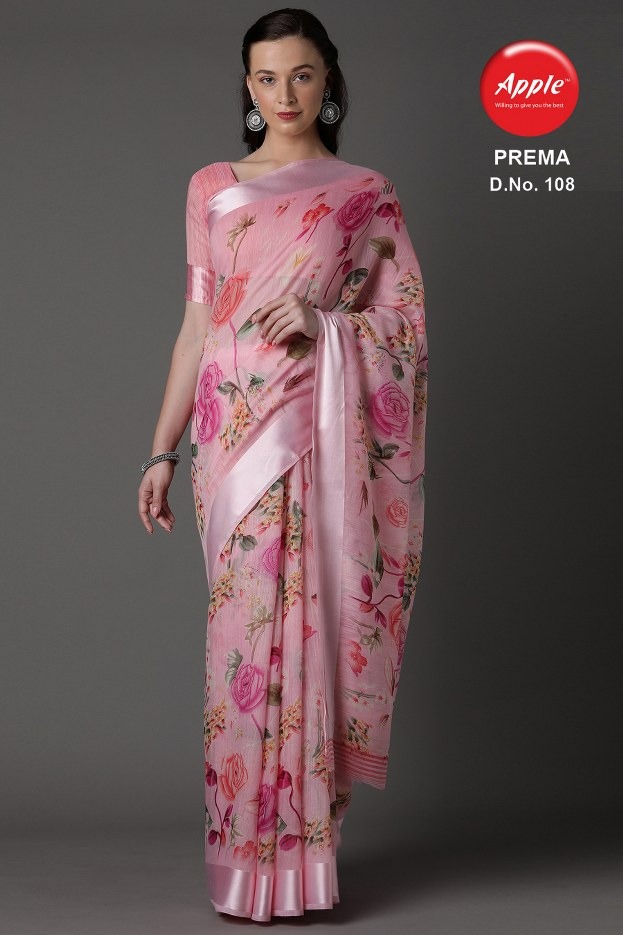 Prema By Apple Exclusive Sonaxi Patta Casual Wear Saree At Low Range Catalogs